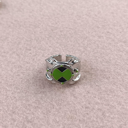 Omnitrix Ring Ben 10 Fashionable Versatile Personality Ring